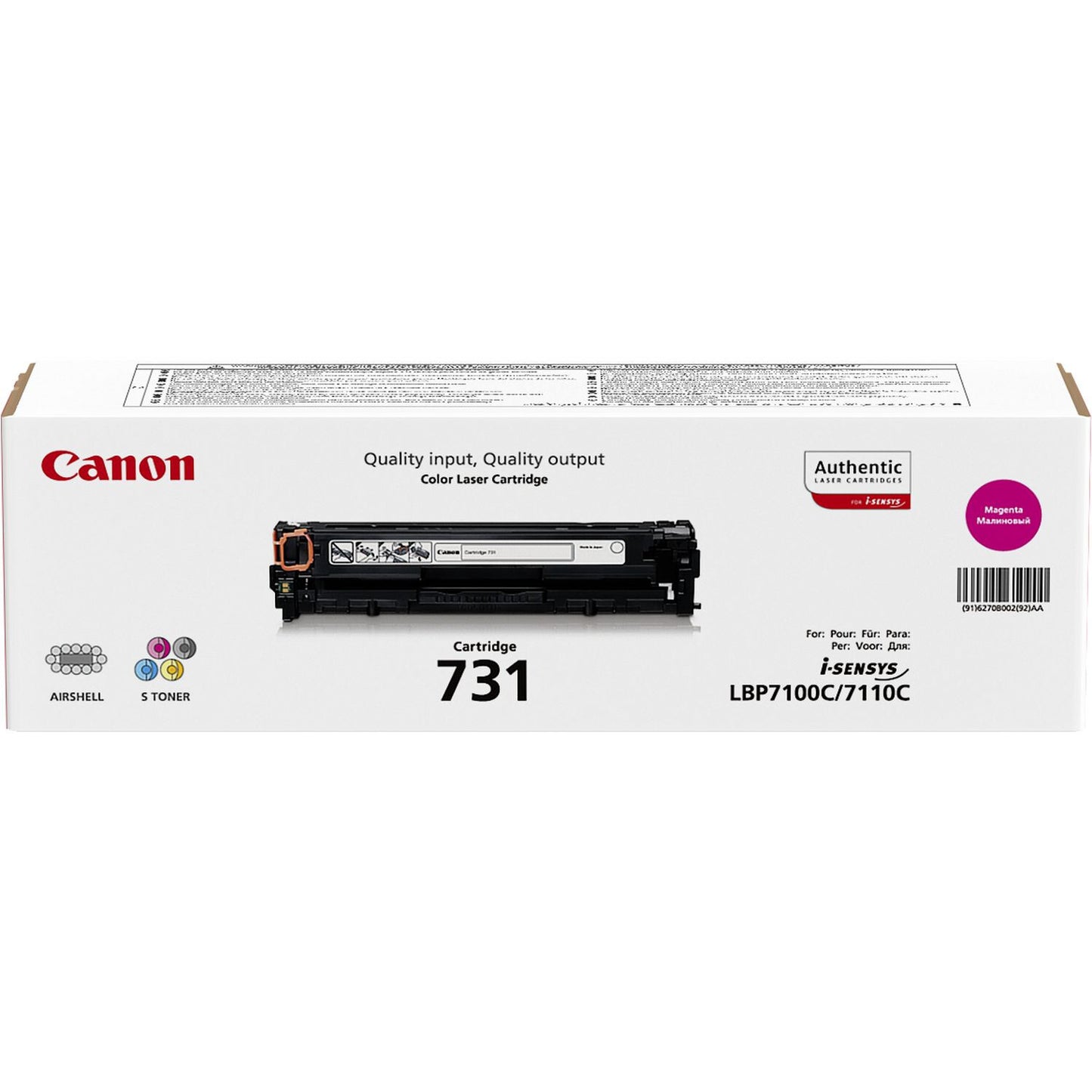 Canon 731 toner cartridge 1 pc(s) Original Magenta