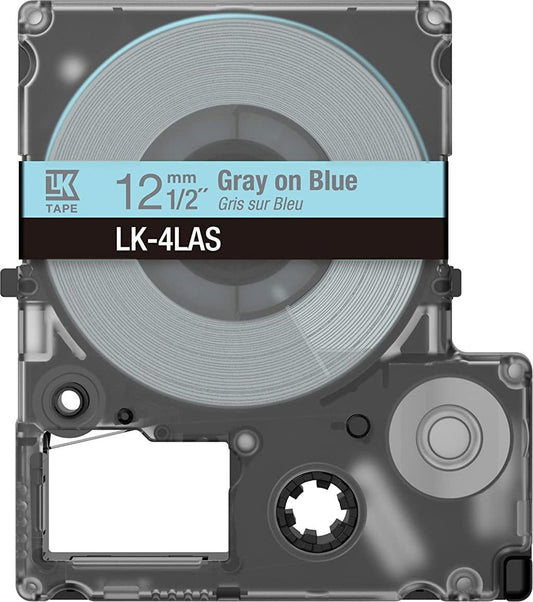 EPSON LK-4LAS COLOUR TAPE 12MM BLUE/GREY (8M)