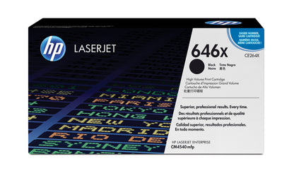 HP 646X High Yield Black Original LaserJet Toner Cartridge