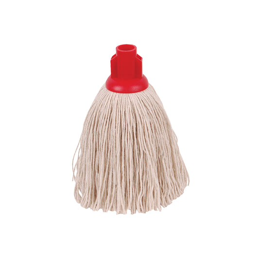 2Work Twine Rough Socket Mop 12oz Red (Pack of 10) 101851R