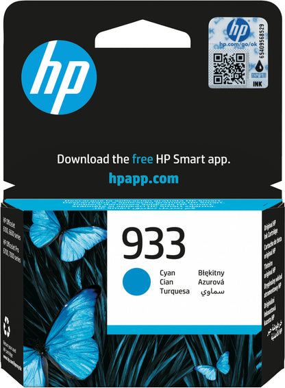 HP 933 Cyan Original Ink Cartridge