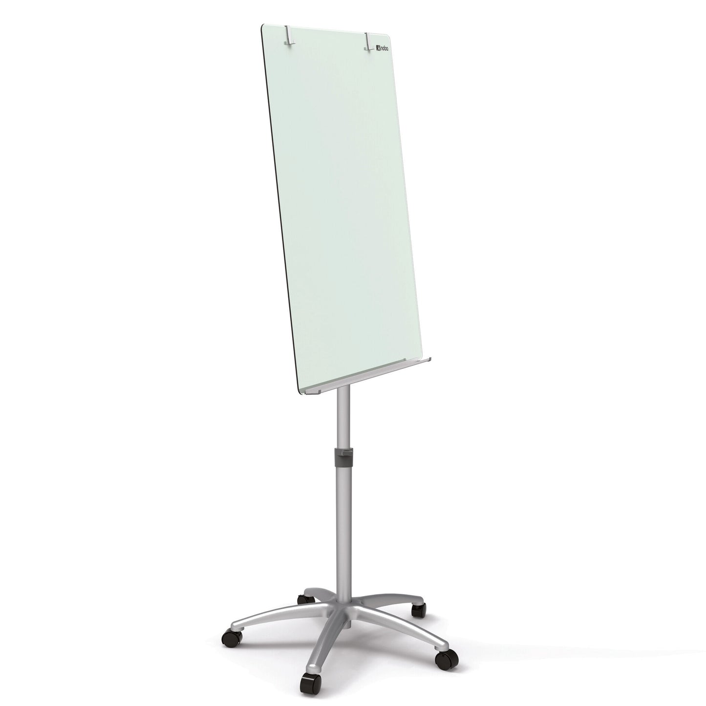 Nobo Glass Mobile Easel Brilliant White