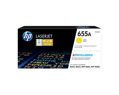 HP 655A Yellow Original LaserJet Toner Cartridge