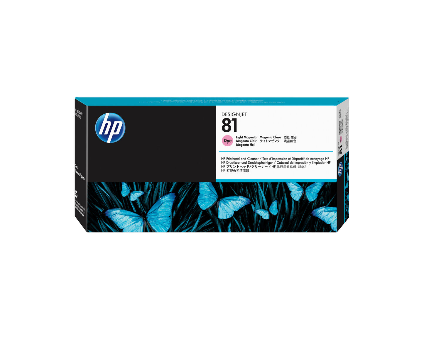 HP 81 Light Magenta DesignJet Dye Printhead and Printhead Cleaner