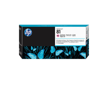 HP 81 Light Magenta DesignJet Dye Printhead and Printhead Cleaner