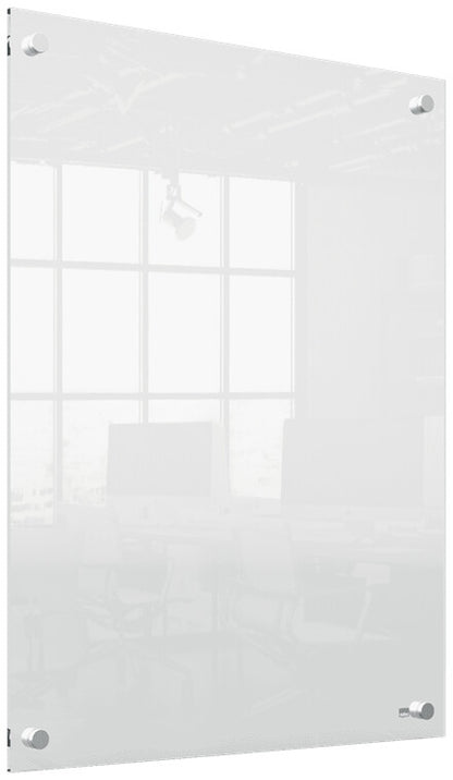 Nobo Transparent Acrylic Mini Whiteboard Wall Mounted 600x450mm