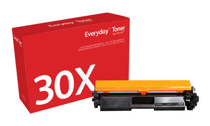 Everyday ™ Black Toner by Xerox compatible with HP 30X (CF230X/ CRG-051H), High capacity