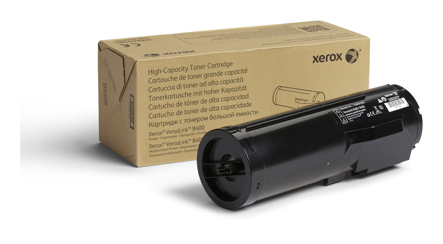 Xerox Genuine VersaLink B400 Printer / B405 Multifunction Printer Black High Capacity Toner Cartridge (13900 pages) - 106R03582