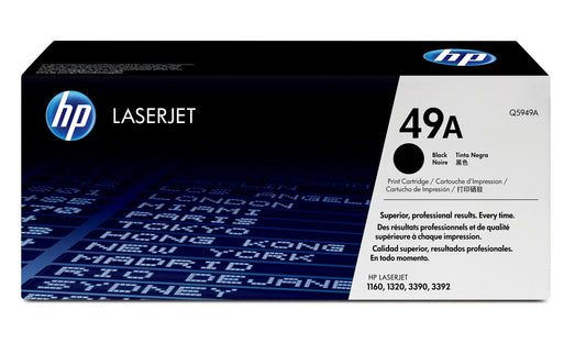 HP 49A Black Original LaserJet Toner Cartridge