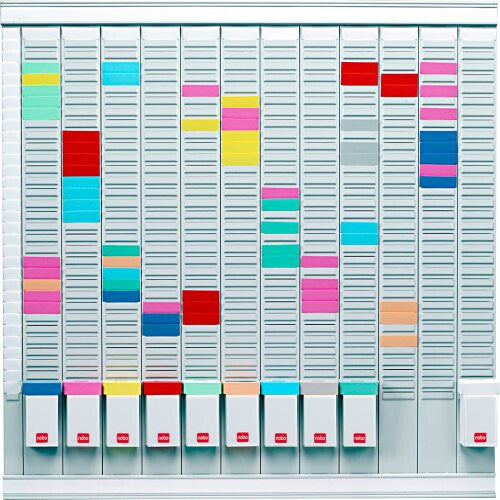 Nobo T-Card Annual 12 Month Planning Kit 32 Slot
