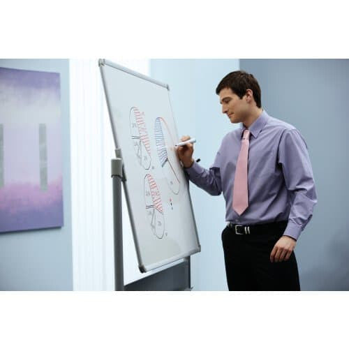 Nobo Impression Pro Enamel Magnetic Mobile Whiteboard 1500x1200mm