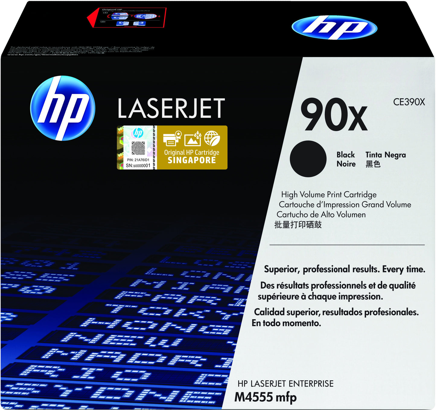 HP 90X High Yield Black Original LaserJet Toner Cartridge