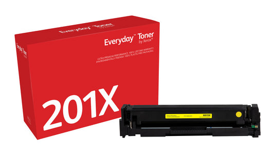Everyday ™ Yellow Toner by Xerox compatible with HP 201X (CF402X/ CRG-045HY), High capacity
