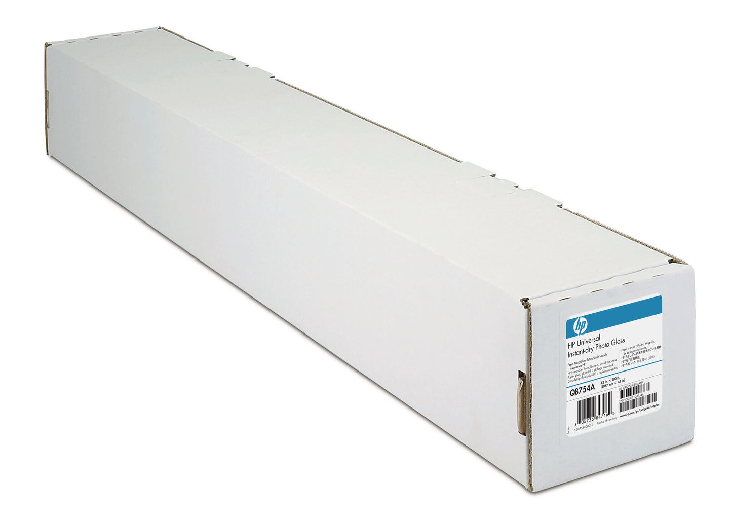 HP Universal Instant-dry Gloss -914 mm x 30.5 m (36 in x 100 ft) photo paper Brown, White