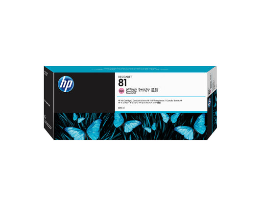 HP 81 680-ml Light Magenta Dye Ink Cartridge