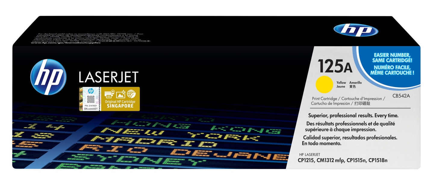 HP 125A Yellow Original LaserJet Toner Cartridge