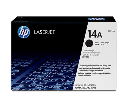 HP 14A Black Original LaserJet Toner Cartridge