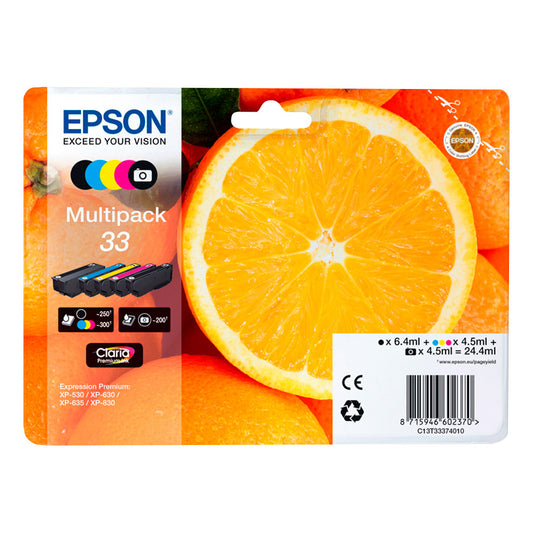 KODAK COMPAT EPSON T3337 BK, CY, MAG, YELLOW, PHOTO BK