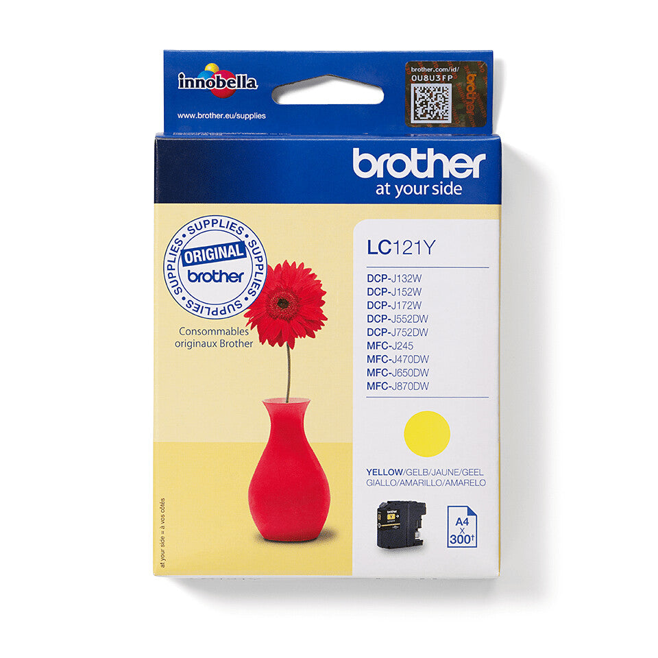 Brother LC-121Y ink cartridge 1 pc(s) Original Yellow