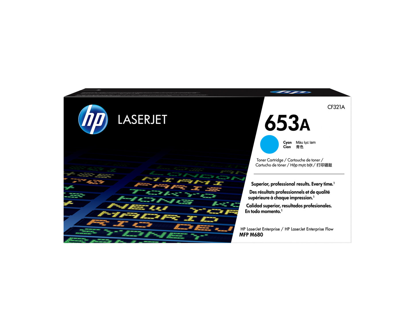 HP 653A Cyan Original LaserJet Toner Cartridge