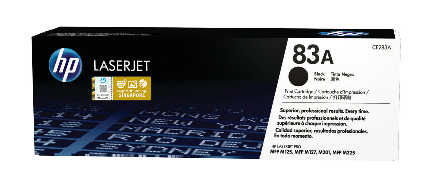 HP 83A Black Original LaserJet Toner Cartridge