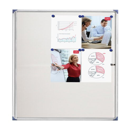 Nobo Extra Flat Magnetic Lockable Noticeboard 9XA4