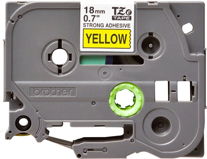 Brother TZE-S641 label-making tape Black on yellow TZ 18mm