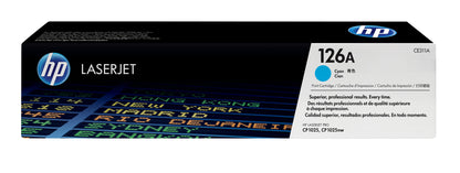 HP 126A Cyan Original LaserJet Toner Cartridge