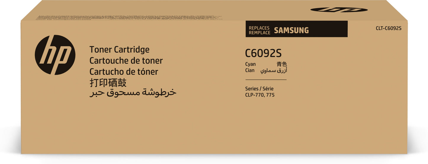 Samsung CLT-C6092S Cyan Original Toner Cartridge