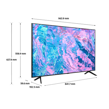 Samsung Series 7 UE43CU7100KXXU TV 109.2 cm (43") 4K Ultra HD Smart TV Wi-Fi Black