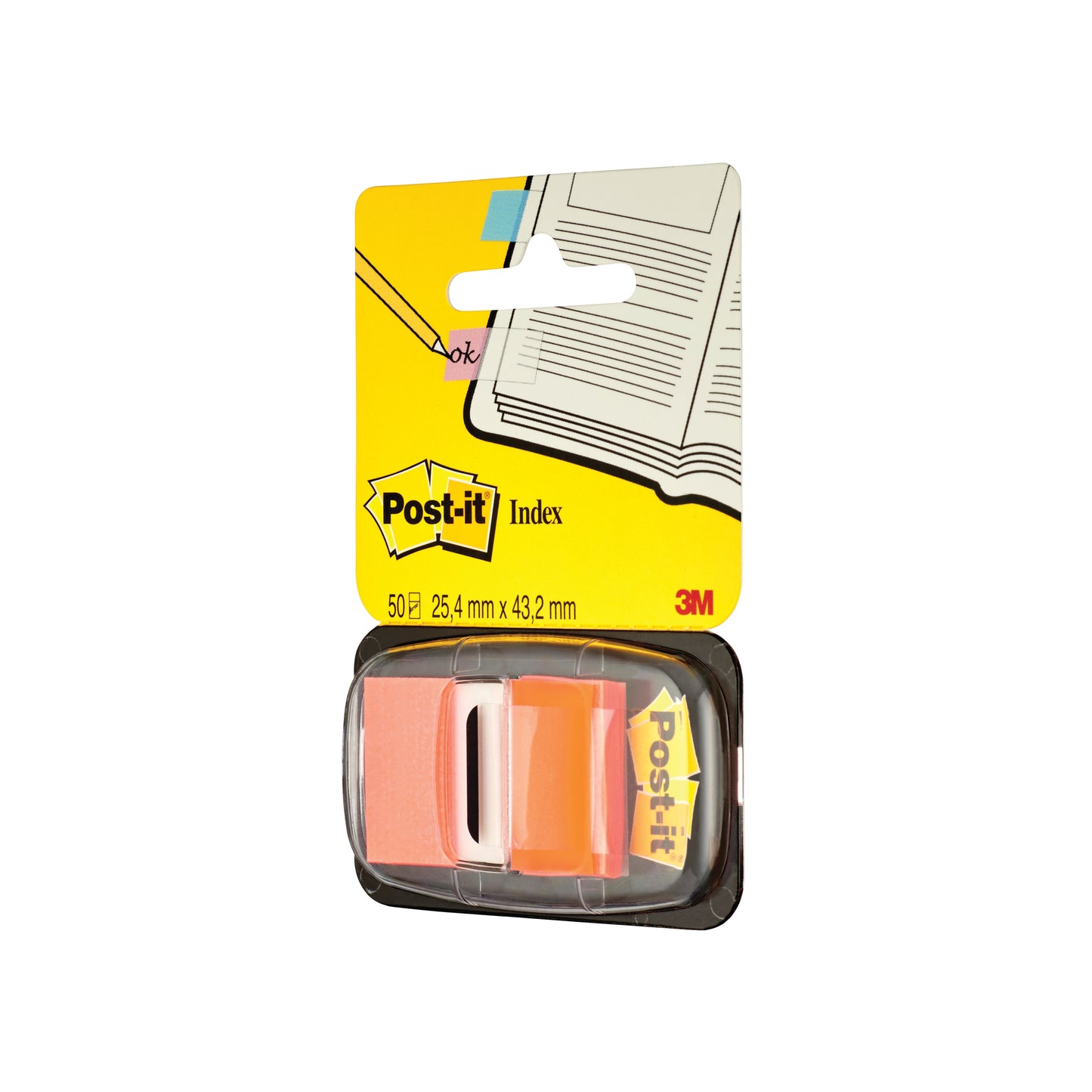 Post-it Index Tabs 25mm Orange (Pack of 600) 680-4