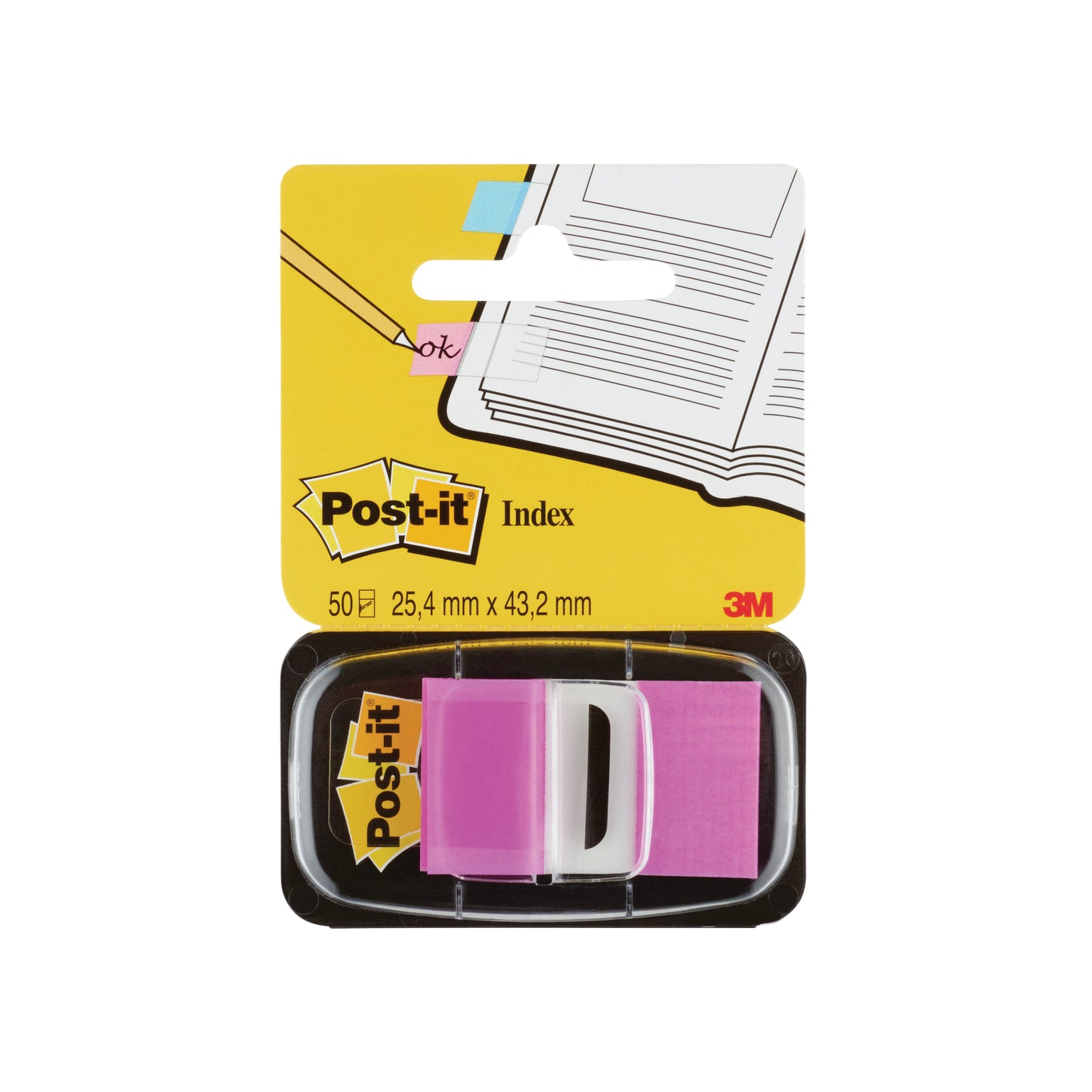 Post-it Index Tabs 25mm Purple (Pack of 600) 680-8