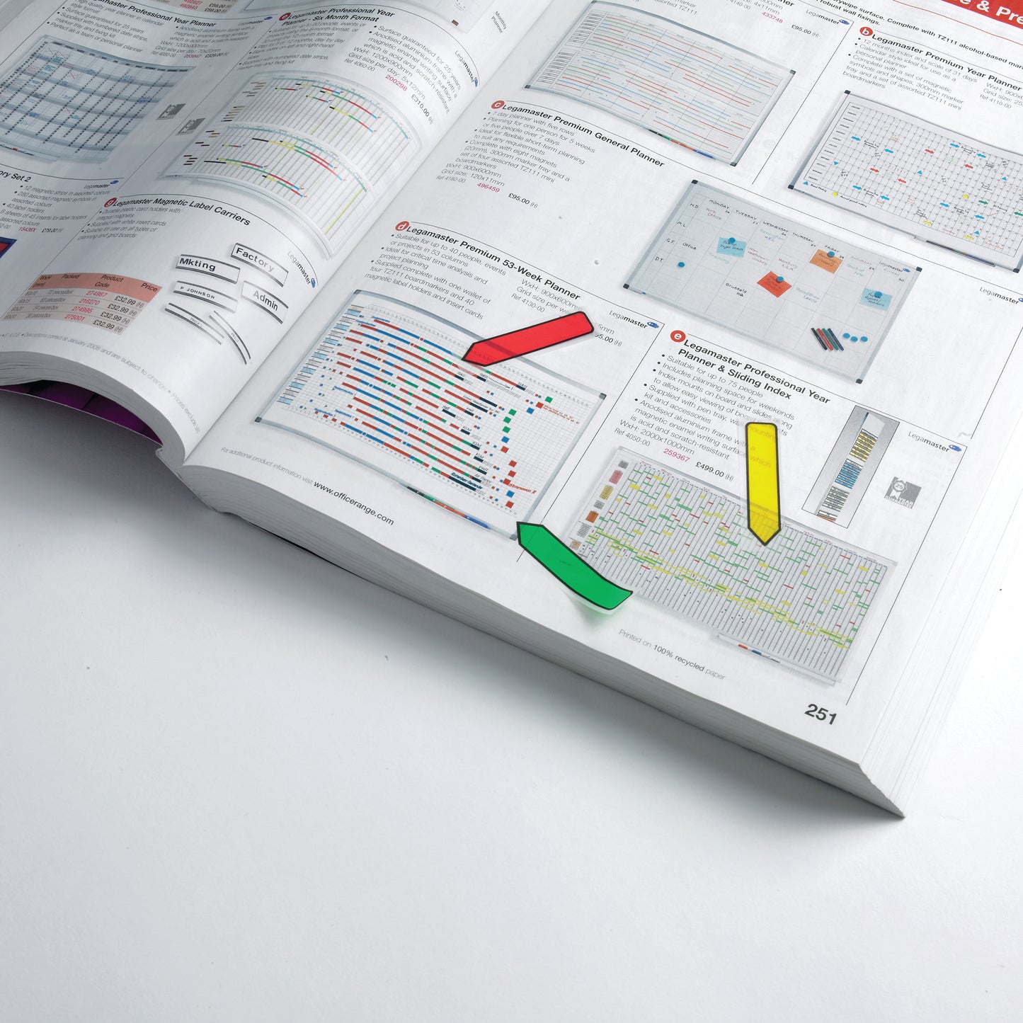 Post-it Index Arrows Portable Assorted (Pack of 100) 684ARR1