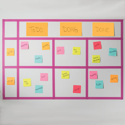 Post-it Super Sticky Z-Notes 76x76mm 90 Sheets Cosmic 8+4 FREE (Pack of 12) R330-SSCOS-P8+4