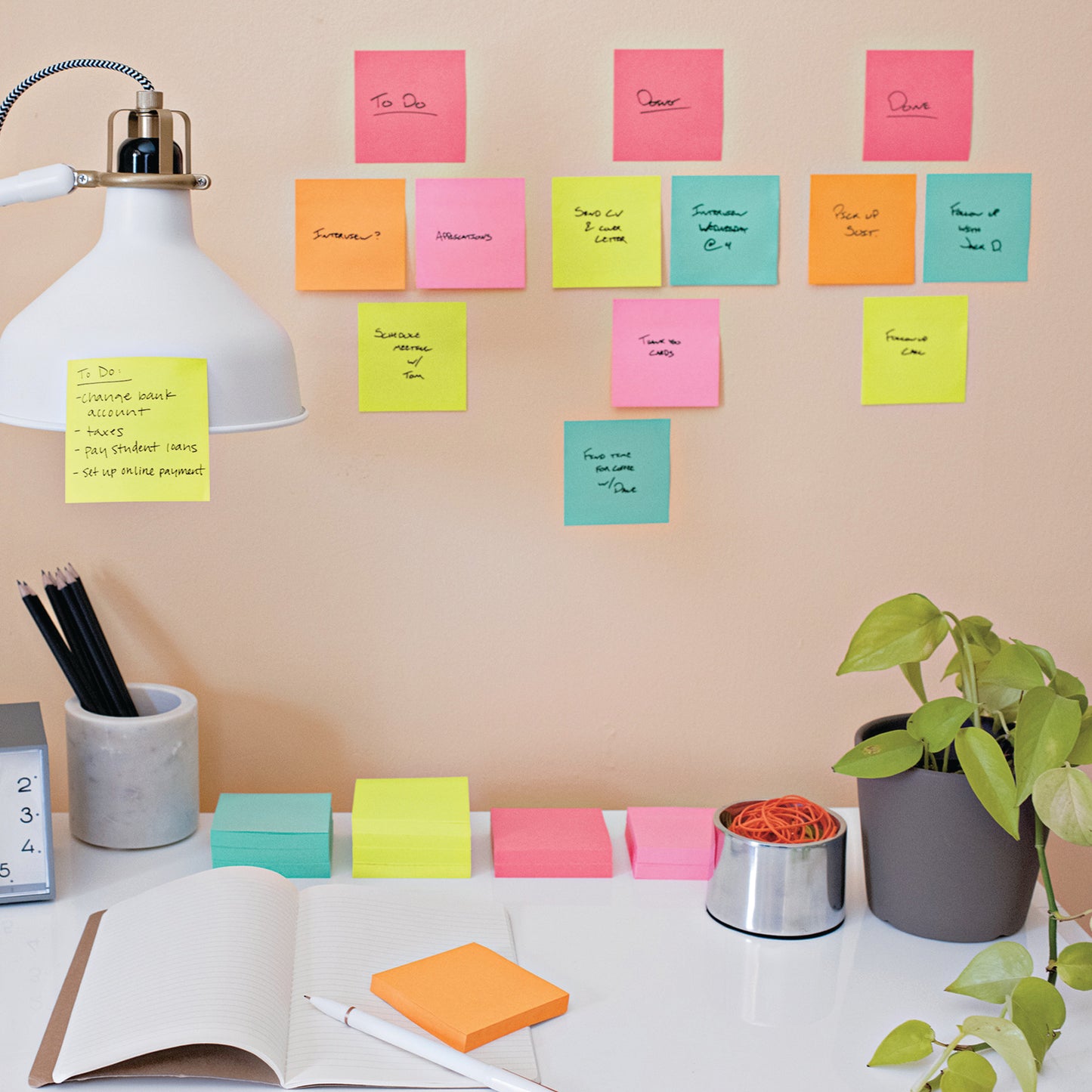 Post-it Super Sticky Z-Notes 76x76mm 90 Sheets Cosmic 8+4 FREE (Pack of 12) R330-SSCOS-P8+4