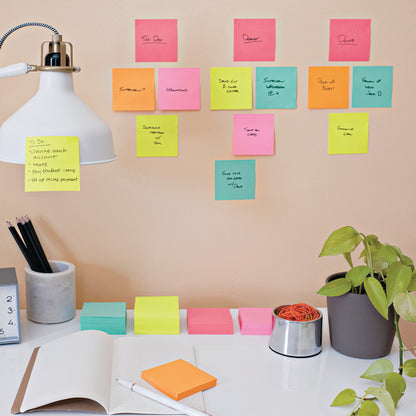 Post-it Super Sticky Z-Notes 76x76mm 90 Sheets Cosmic 8+4 FREE (Pack of 12) R330-SSCOS-P8+4