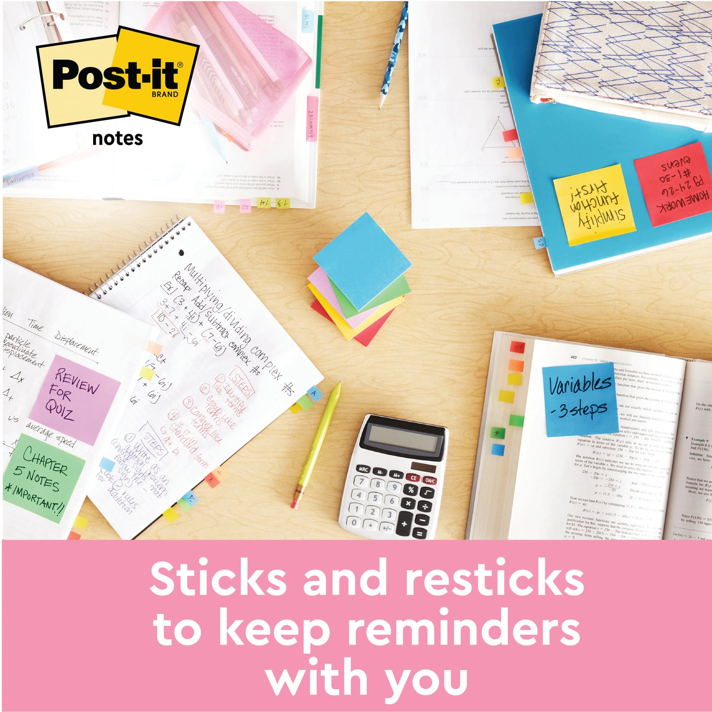 Post-it Notes 76x76mm 90 Sheets Energetic 8+4 FREE (Pack of 12) 654-MX-P8+4