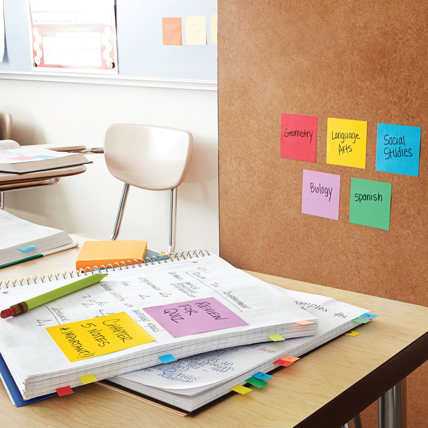 Post-it Super Sticky Notes 76x76mm 90 Sheets Assorted (Pack of 12) 654-12SS-UC