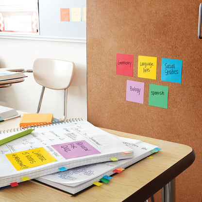 Post-it Super Sticky Z-Notes 47.6x47.6mm 90 Sheets Playful (Pack of 12) 622-12SS-PLAY