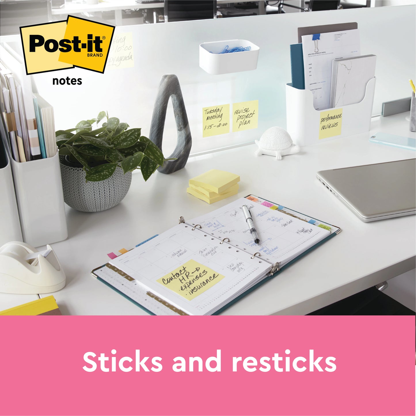 Post-it Notes 76x76mm 100 Sheets Canary Yellow 12 + 12 FREE (Pack of 24) 654Y12+654Y12