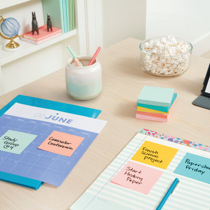 Post-it Notes 38mmx51mm 100 Sheets Beachside (Pack of 12) 653-12-BEA