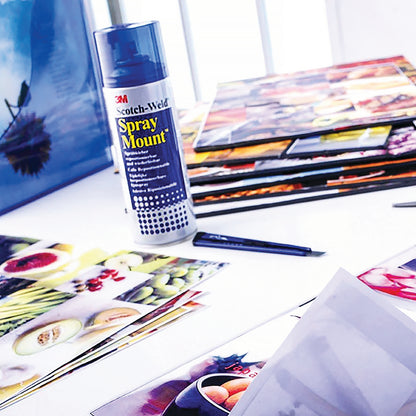 3M SprayMount Transparent Repositioning Adhesive 400ml SMOUNT
