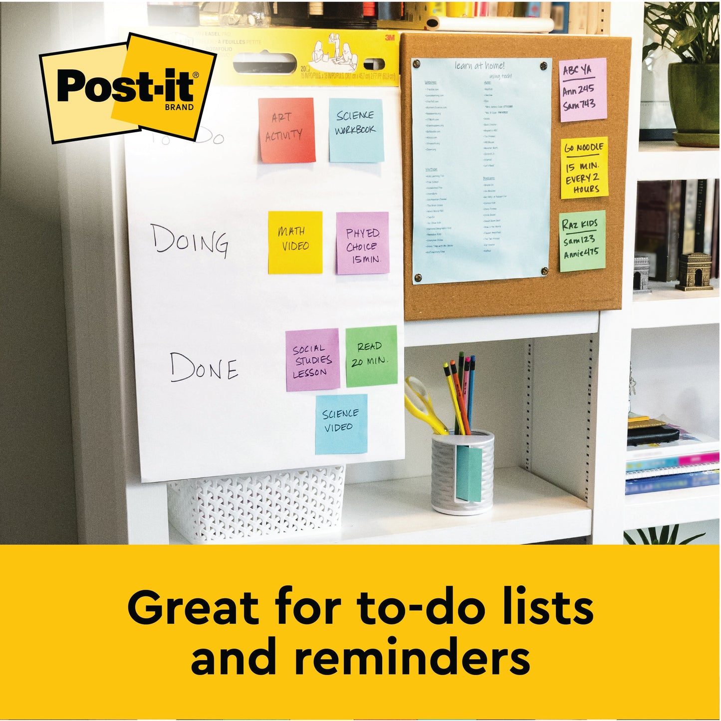 Post-it Super Sticky Table top Easel Pad (Pack of 6) 563