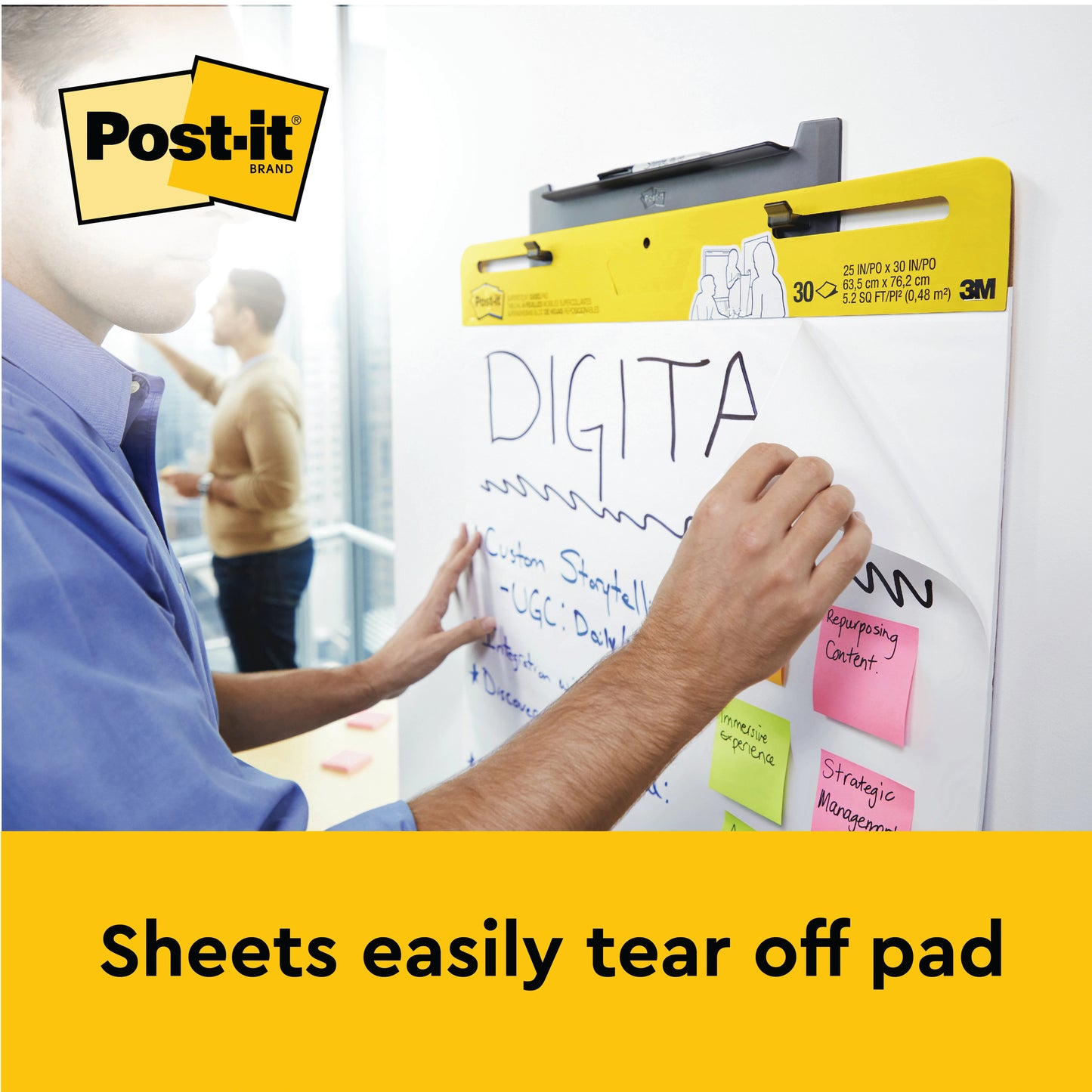 Post-it Super Sticky Table top Easel Pad (Pack of 6) 563