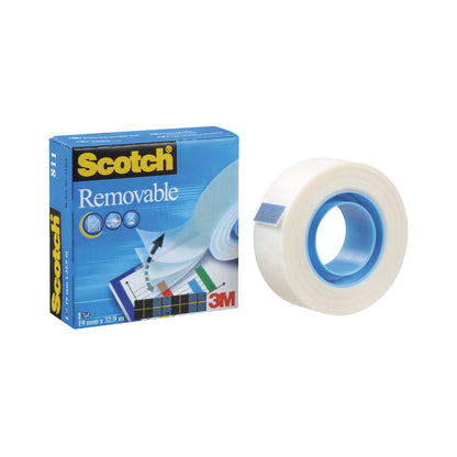 Scotch Removable Magic Tape 811 19mmx33m 8111933