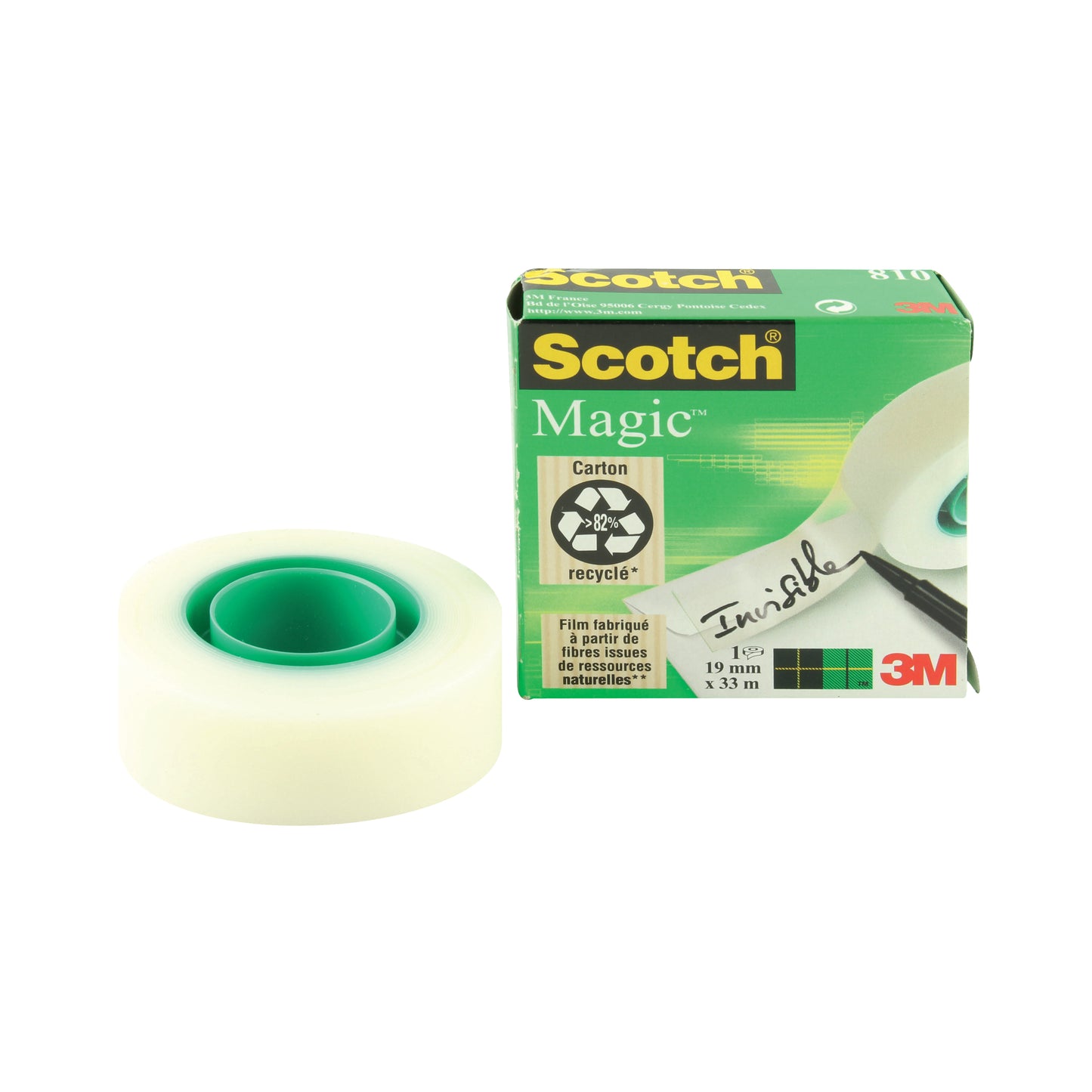 Scotch Magic Tape 810 Solvent-Free 19mmx33m Transparent 8101933