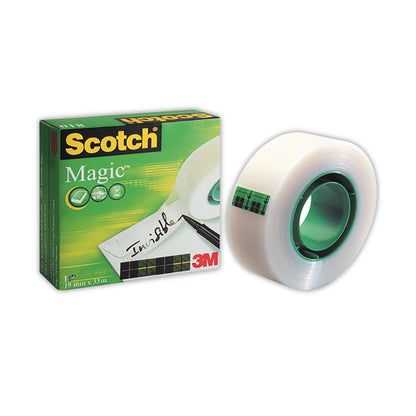 Scotch Magic Tape 810 Solvent-Free 19mmx33m Transparent 8101933