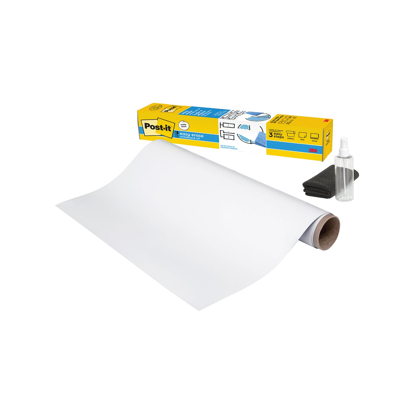 Post-it Easy Erase Whiteboard Roll 914 x 1219mm (Pack of 6) EE4X3