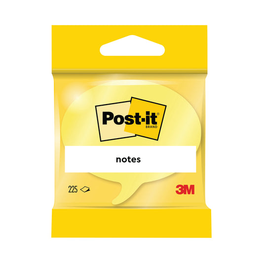Post-it Notes Speech Bubble 70x70mm Rainbow (Pack of 12) 3M37917