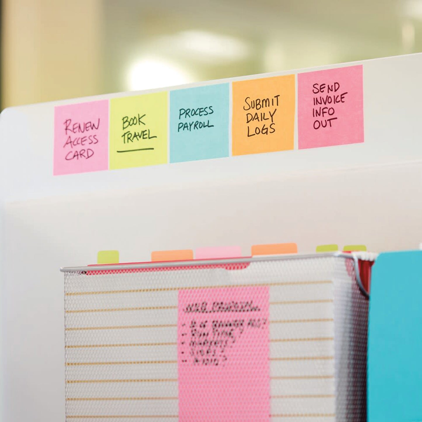 Post-it Notes Colour Cube 76 x 76mm Pastel Pink 2028P